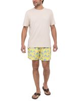 Traje De Baño Fibras Recicladas Hombre Izam Amarillo Rockford