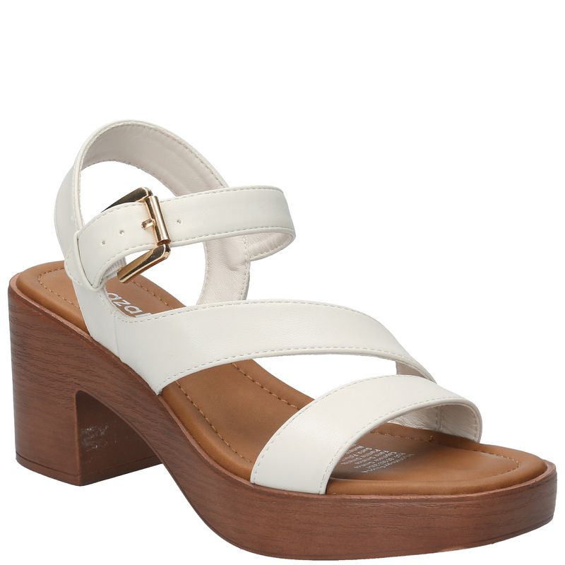Sandalia Mujer Chloe Blanco Azaleia