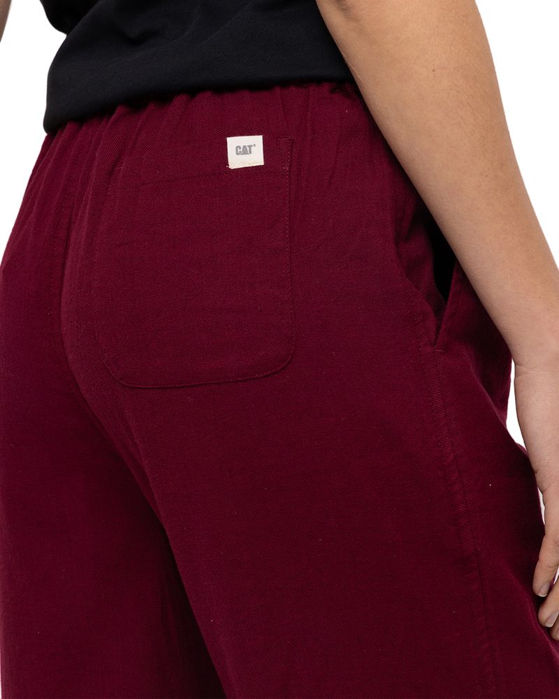 Pantalon-Casual-Mujer-WEEKENDER-RELAXED-WIDE-LEG-BOTTOM-ROJO-CAT