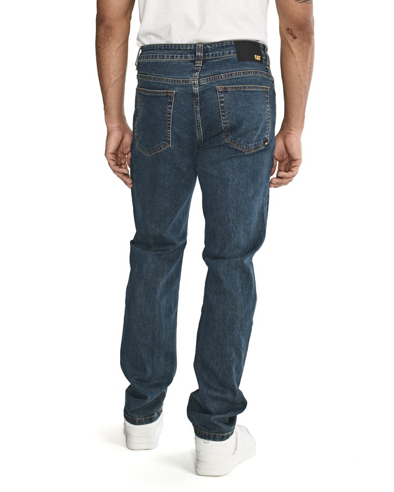 Jeans Casual Hombre TRIBLEND STRETCH DENIM SLIM AZUL CAT