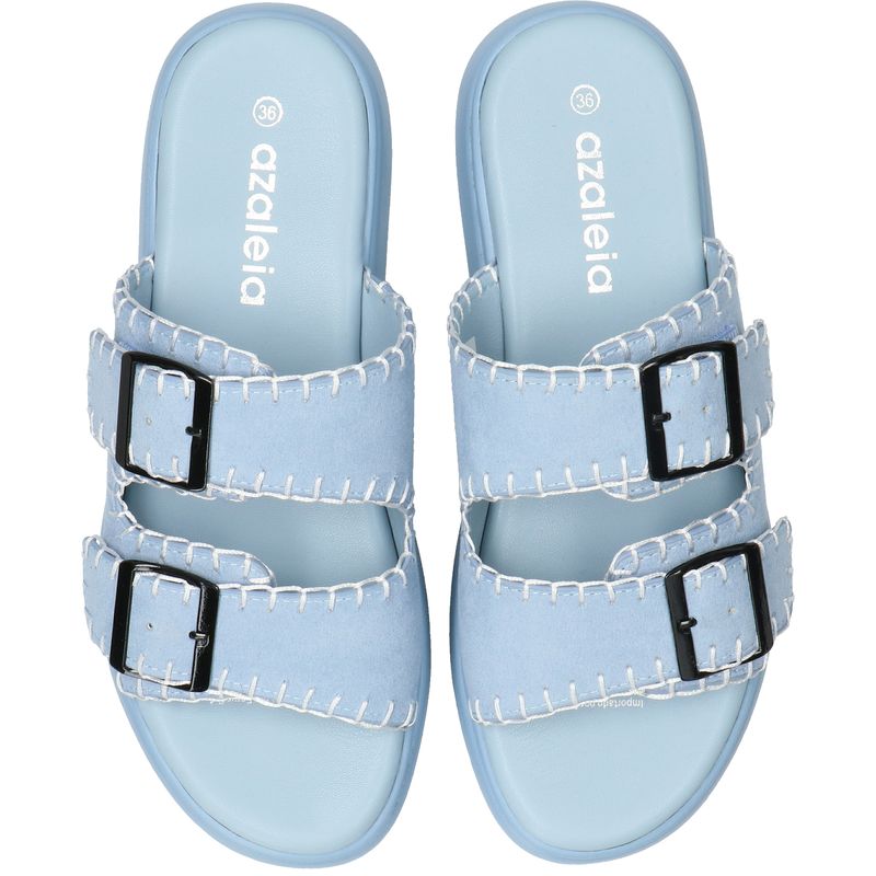 Sandalia Mujer Orelle Celeste Azaleia