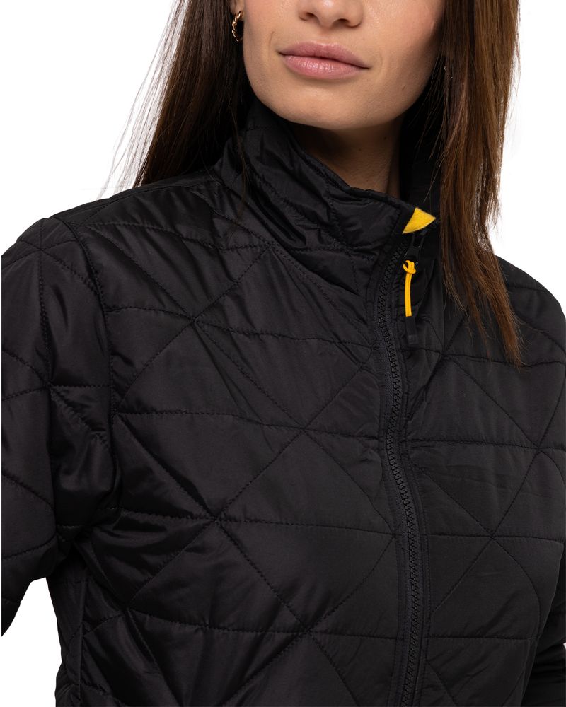 Chaqueta-Casual-Mujer-W-MEDIUMWEIGHT-INSULATED-TRIANGLE-QUILTED-JACKET-NEGRO-CAT
