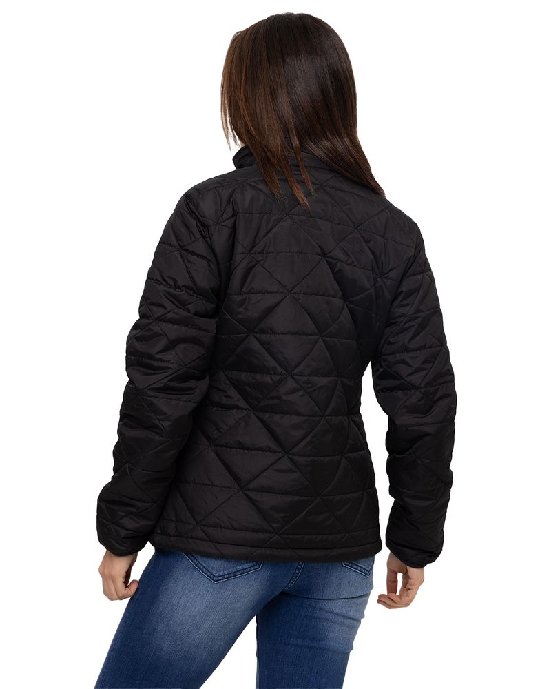Chaqueta-Casual-Mujer-W-MEDIUMWEIGHT-INSULATED-TRIANGLE-QUILTED-JACKET-NEGRO-CAT