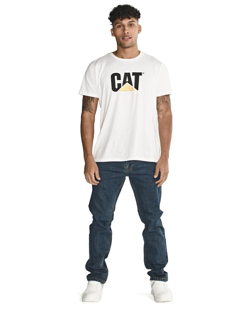 Jeans Casual Hombre TRIBLEND STRETCH DENIM SLIM AZUL CAT