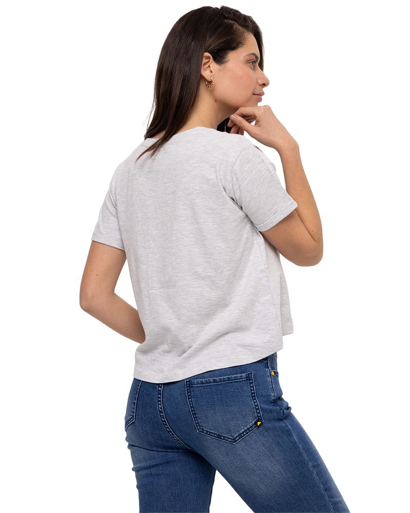 Polera-Manga-Corta-Casual-Mujer-JOYCE-CROP-TEE-GRIS-CAT