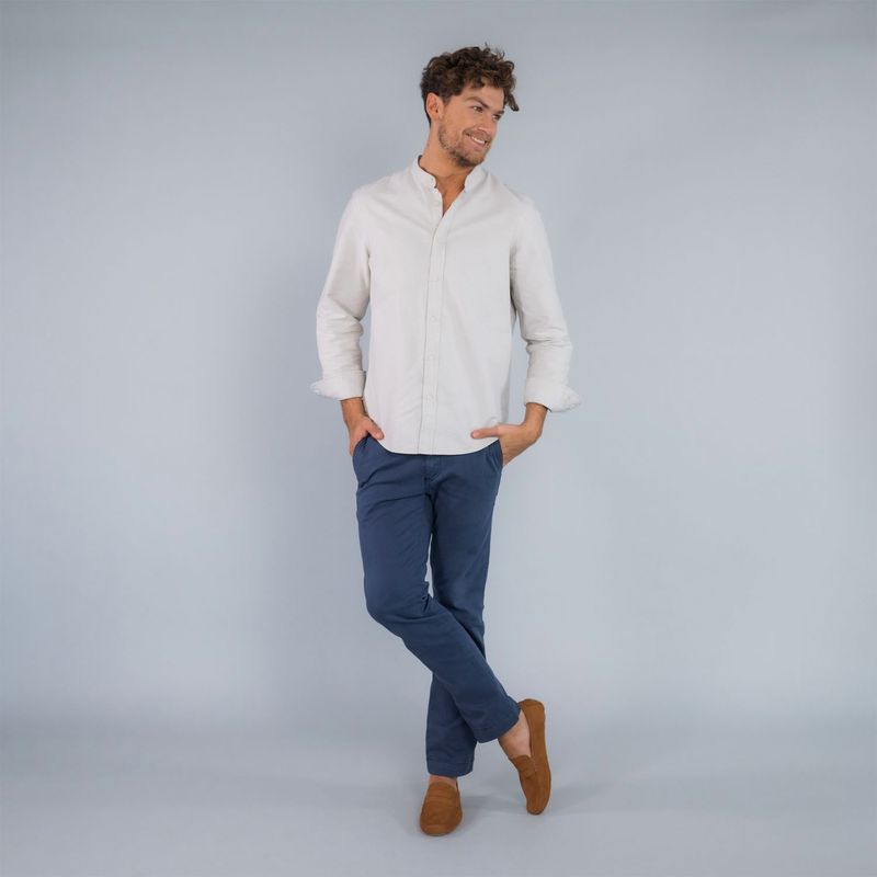 Mocasin-Cuero-Hombre-Lotus