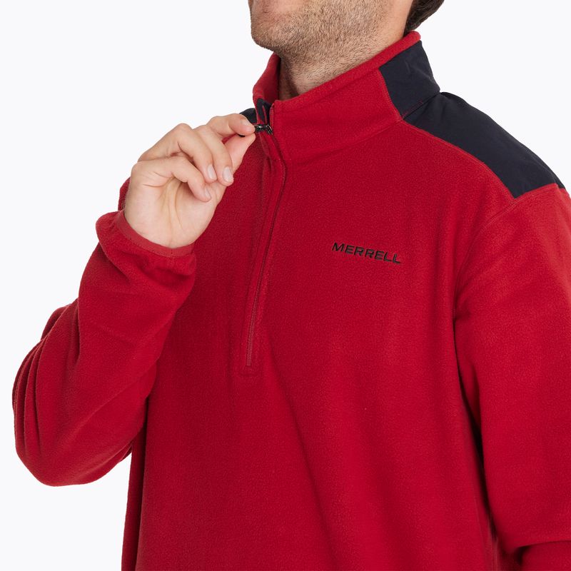 Polar-Hombre-Terrain-1-4-Zip-Rojo-Merrell