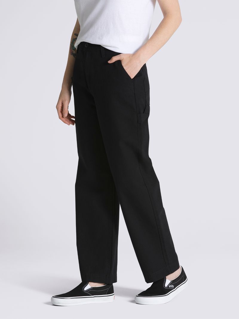 Jeans-Mujer-Ground-Work-Negro-Vans