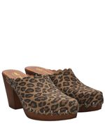 Sueco Cuero Mujer Asti Café Claro Rockford