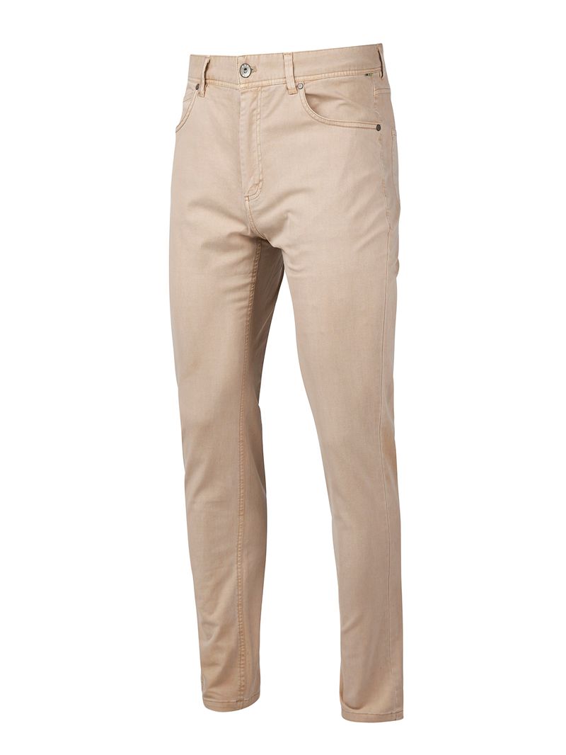 Pantalón Natural Flex Hombre Five Beige Rockford