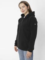 Polar-Casual-Mujer-W-QUARTER-ZIP-POLAR-FLEECE-NEGRO-CAT