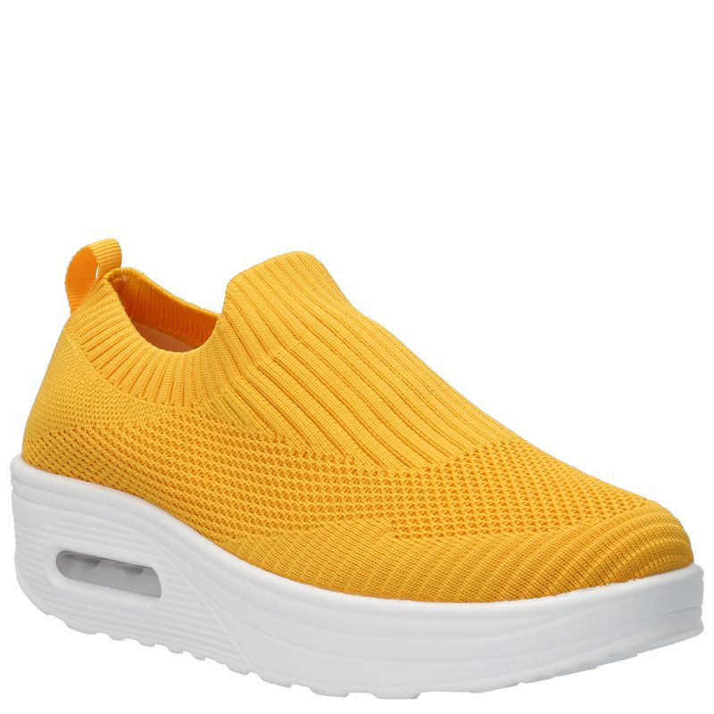 Zapatillas color mostaza mujer sales