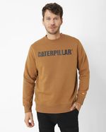 Poleron-Casual-Unisex-CATERPILLAR-LOGO-CREWNECK-SWEATSHIRT-CAFE-CAT