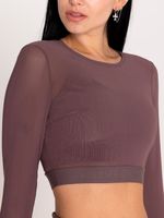 Peto-Mujer-LS-Crop-Top-SaintMale-Marron
