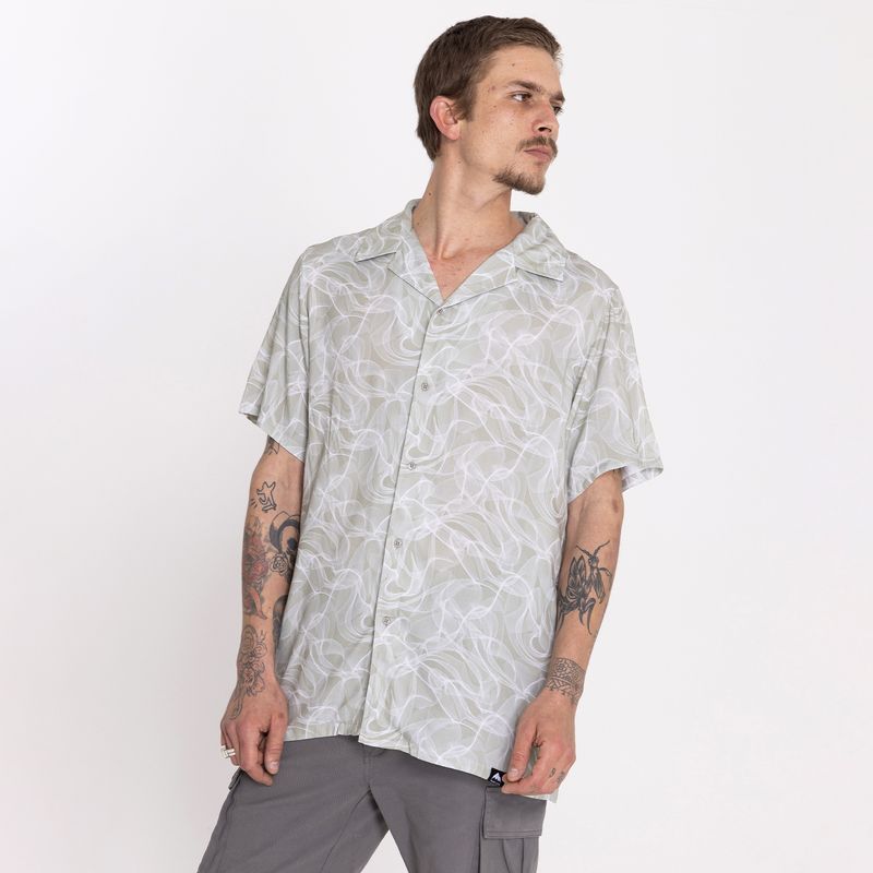 Camisa Hombre Langoa Verde Musgo Burton