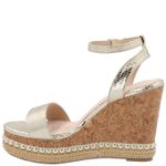 Sandalia Mujer Jack Dorado Azaleia