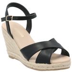 Sandalia Mujer Sasha Negro Azaleia