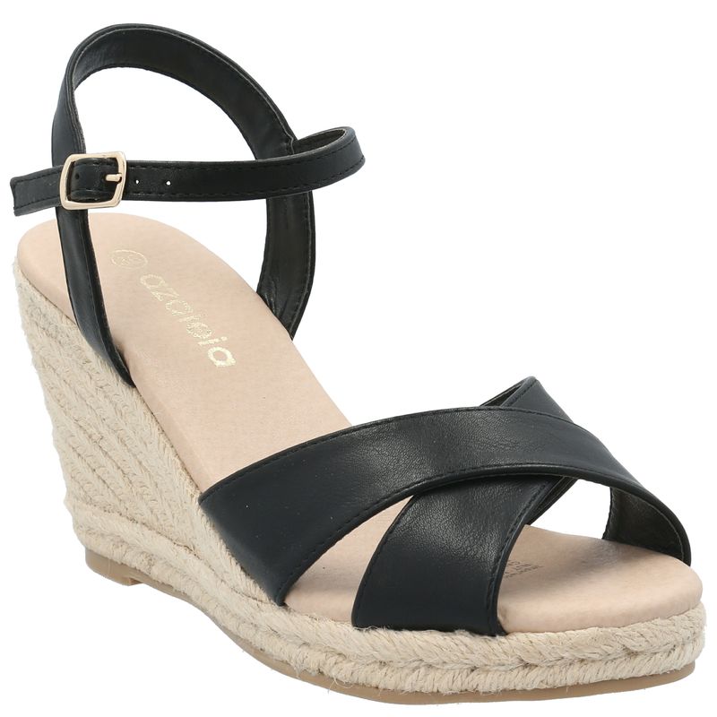 Sandalia Mujer Sasha Negro Azaleia