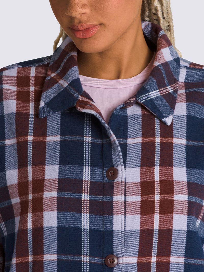 Camisa-Manga-Larga-Mujer-Eliza-II-Azul-Vans