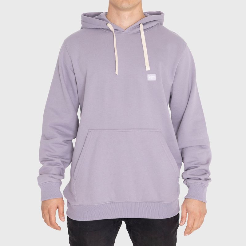 Polerón Hombre All Day Organic Pullover Hoodie Gris Billabong