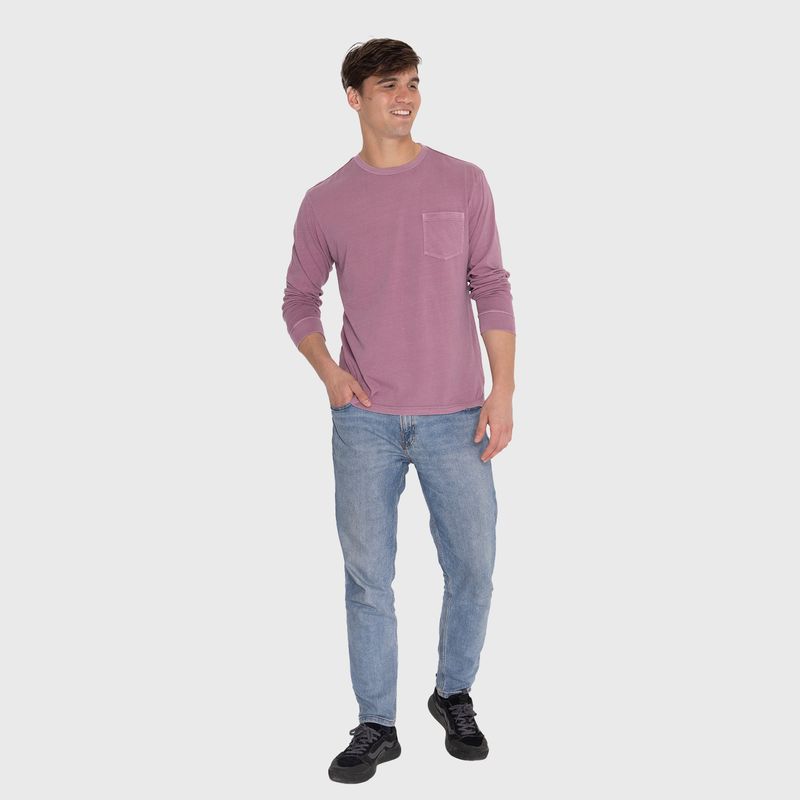 Polera Hombre Ptc Pigment Ls