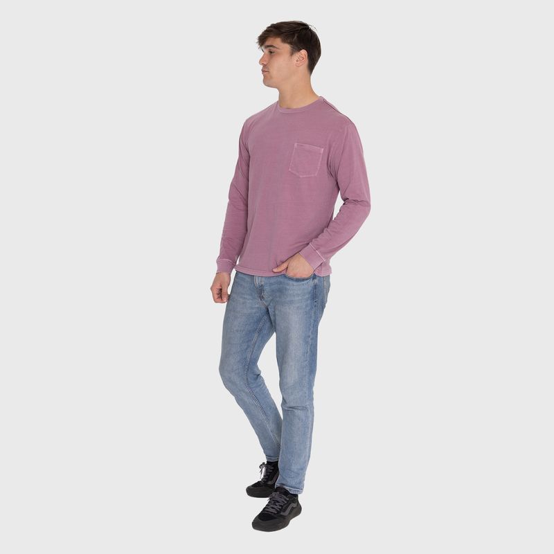 Polera Hombre Ptc Pigment Ls
