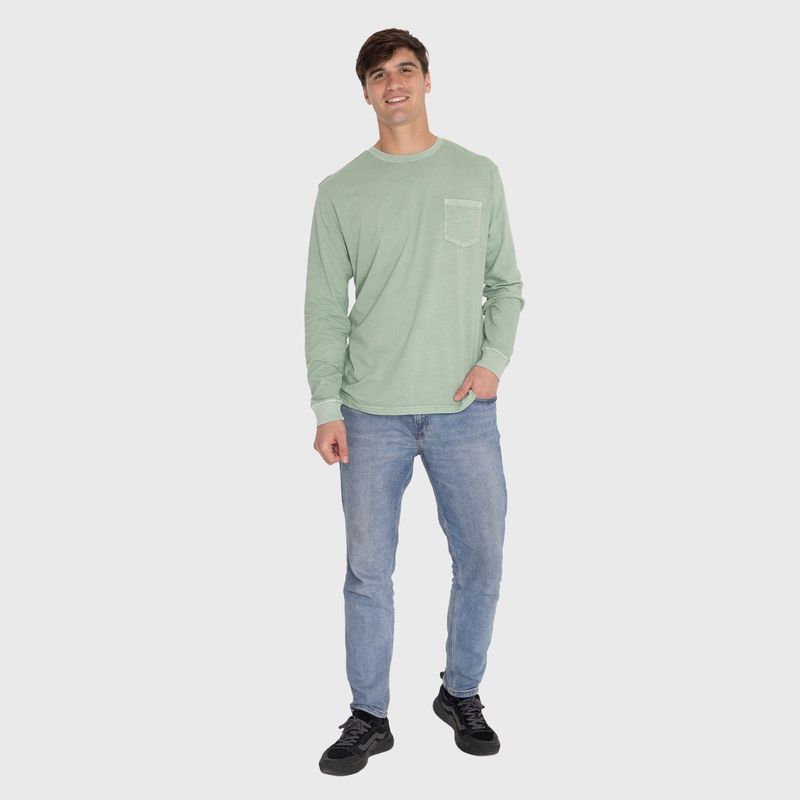 Polera Hombre Ptc Pigment Ls