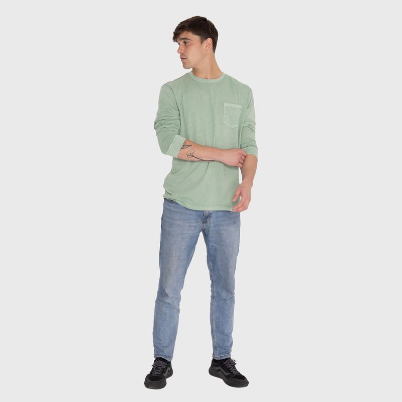 Polera Hombre Ptc Pigment Ls