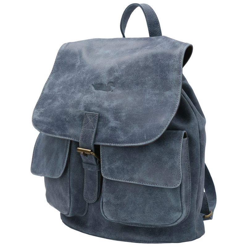 Mochila-Cuero-Mujer-RKF-BackPack-Azul-Rockford