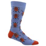 Calcetin-Bambu-Hombre-Beetles-Azul-Rockford
