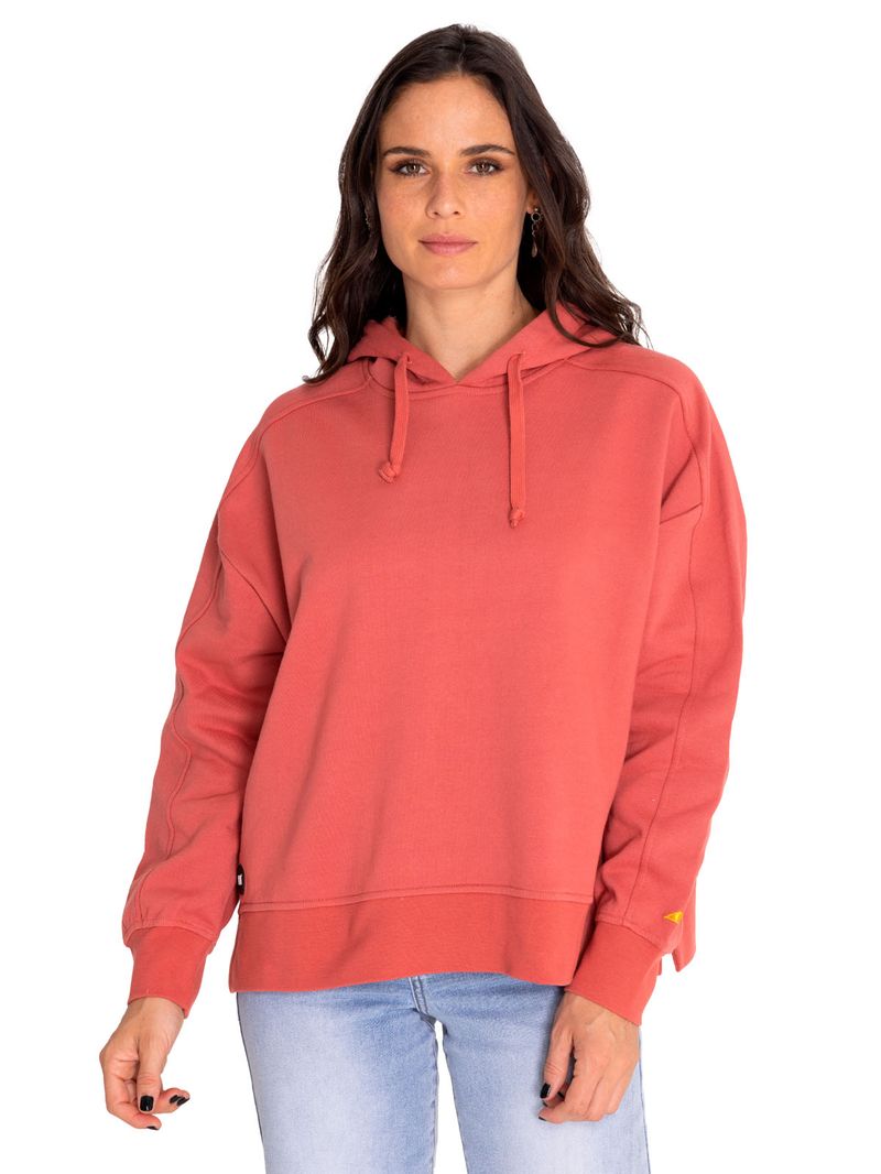 Poleron-Casual-Mujer-Fleece-Oversized-Cozy-Hoodie-Rojo-Cat