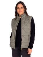 Chaqueta-Sin-Manga-Casual-Mujer-W-Mediumweight-Insulated-Triangle-Quilted-Vest-Verde-Cat