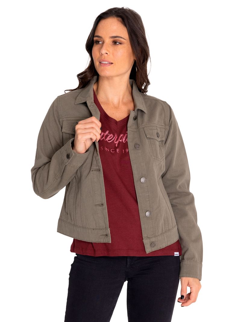 Chaqueta-Denim-Mujer-W-Foundation-Denim-Jacket-Verde-Cat