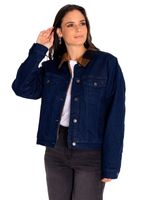 Chaqueta-Denim-Mujer-Denim-Plaid-Lined-Jacket-Azul-Cat