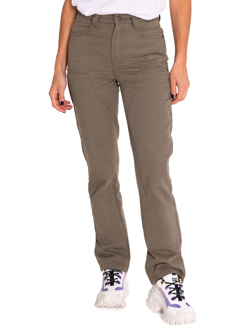 Pantalon-Casual-Mujer-Double-Front-Utility-Bottom-Verde-Cat