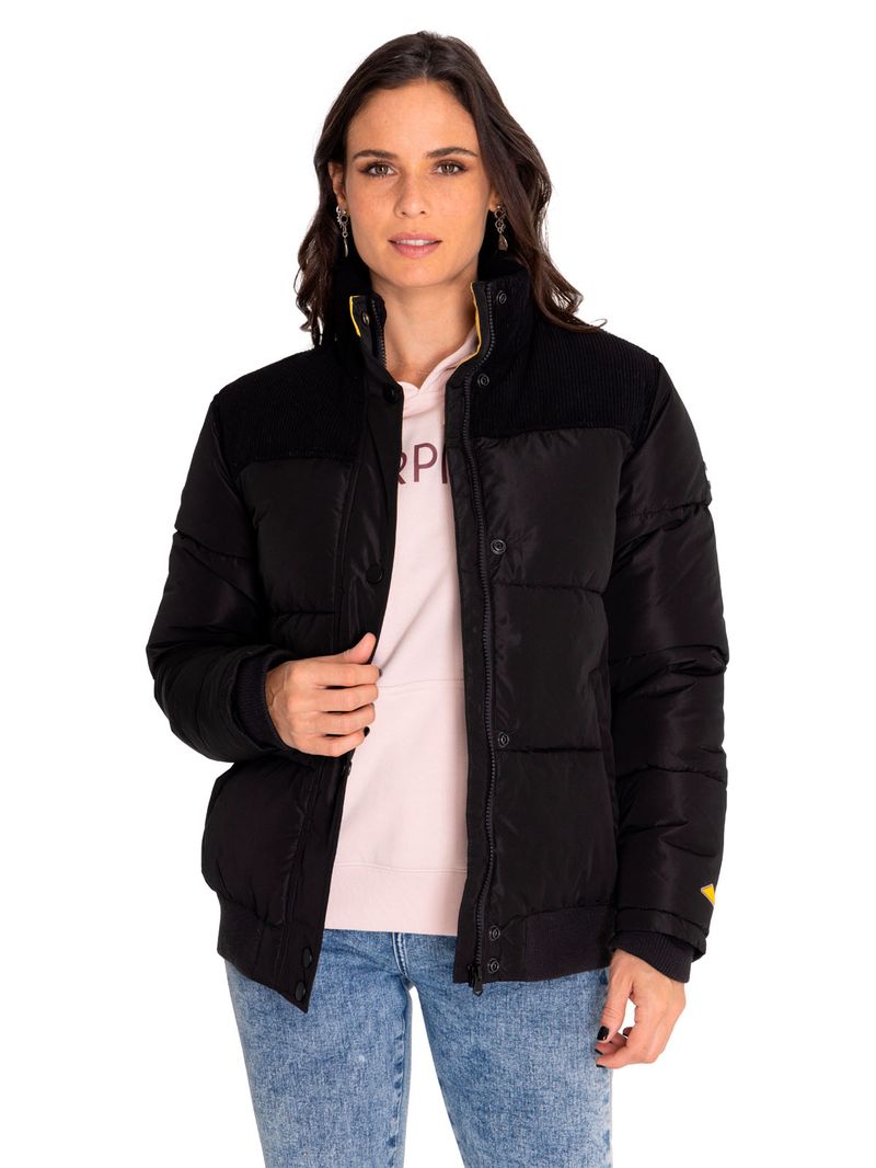 Chaqueta-Casual-Mujer-W-Heavyweight-Insulated-Puffer-Jacket-Negro-Cat