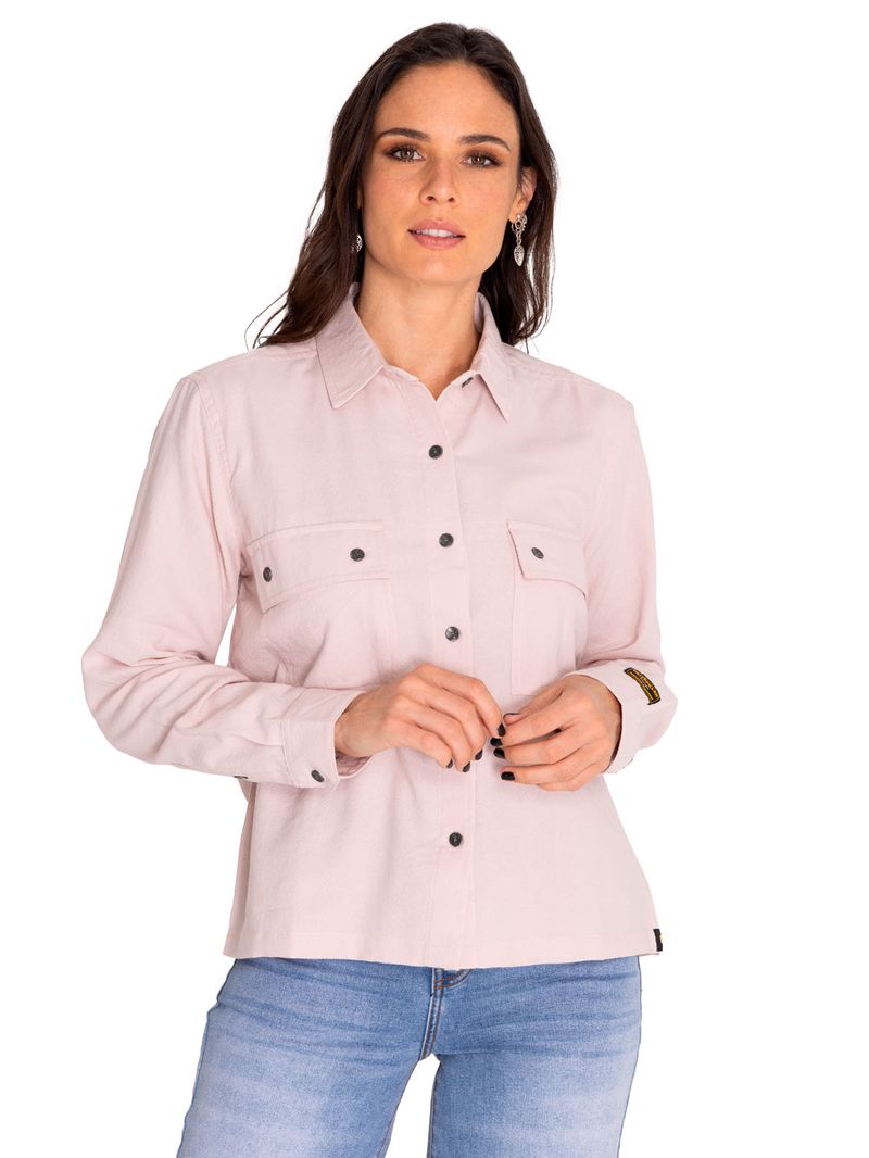 Blusa-Manga-Larga-Casual-Mujer-Heritage-Uniform-Boxy-L-S-Shirt-Morado-Cat
