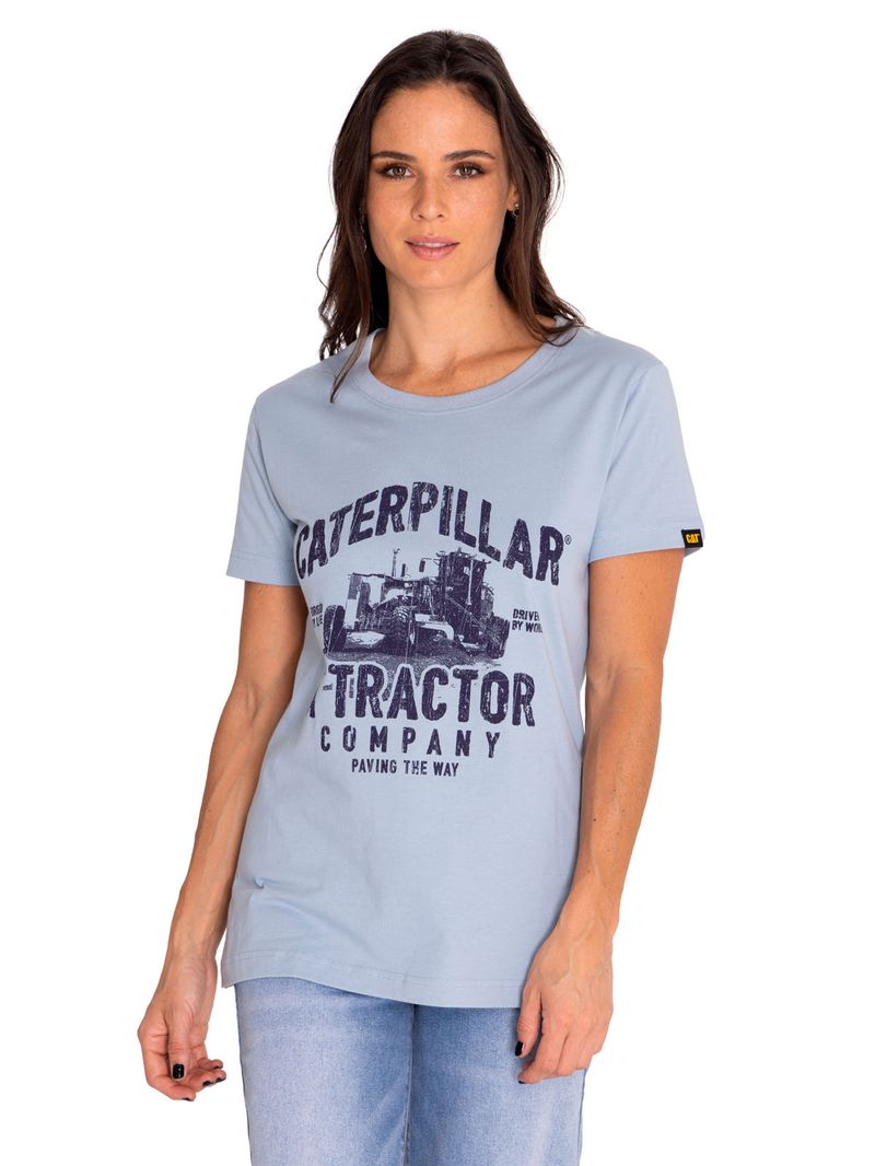Polera-Manga-Corta-Casual-Mujer-Women-S-Graphic-Tee-Azul-Cat