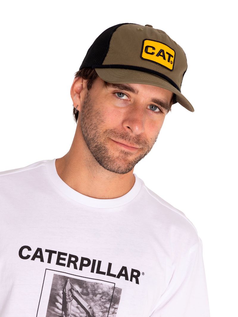 Jockey-Casual-Hombre-Cat-Patch-Unstructured-Mesh-Back-Hat-Verde-Cat