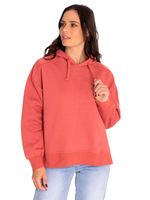 Poleron-Casual-Mujer-Fleece-Oversized-Cozy-Hoodie-Rojo-Cat
