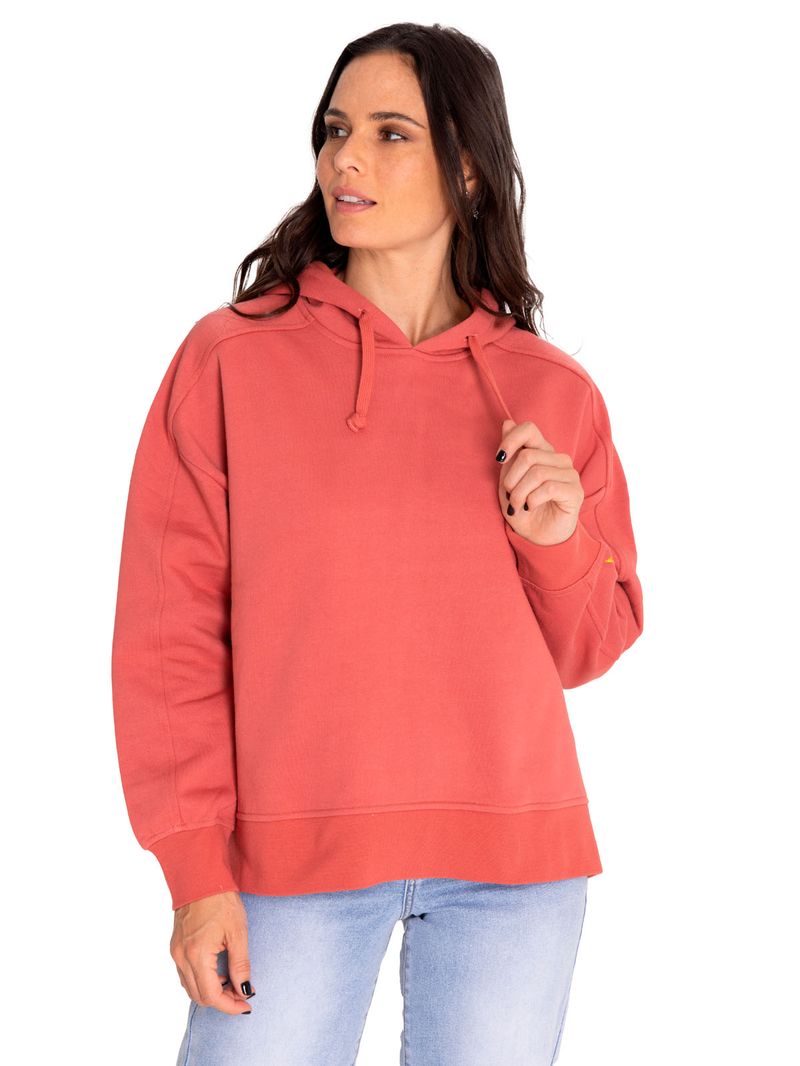 Poleron-Casual-Mujer-Fleece-Oversized-Cozy-Hoodie-Rojo-Cat
