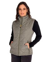 Chaqueta-Sin-Manga-Casual-Mujer-W-Mediumweight-Insulated-Triangle-Quilted-Vest-Verde-Cat