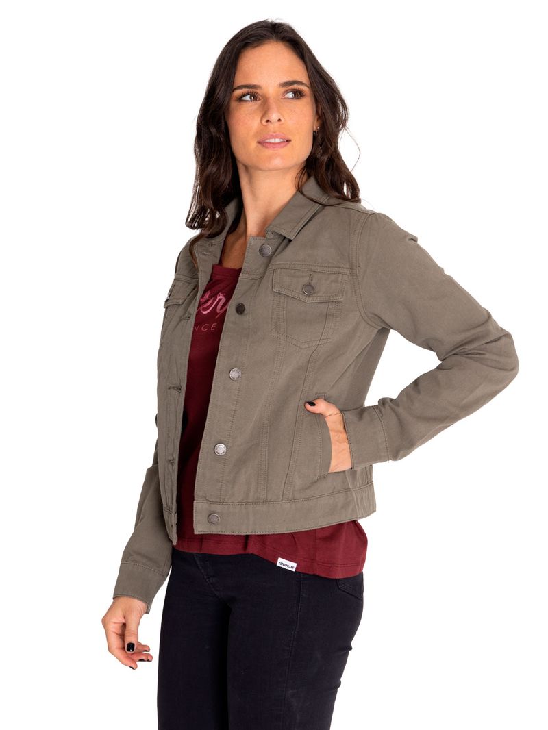 Chaqueta-Denim-Mujer-W-Foundation-Denim-Jacket-Verde-Cat