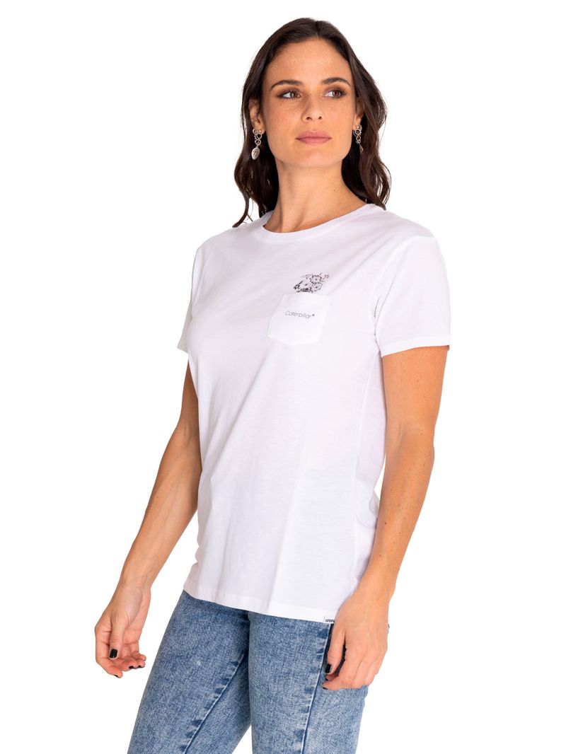 Polera-Manga-Corta-Casual-Mujer-Sketch-Floral-Graphic-Tee-2-Blanco-Cat