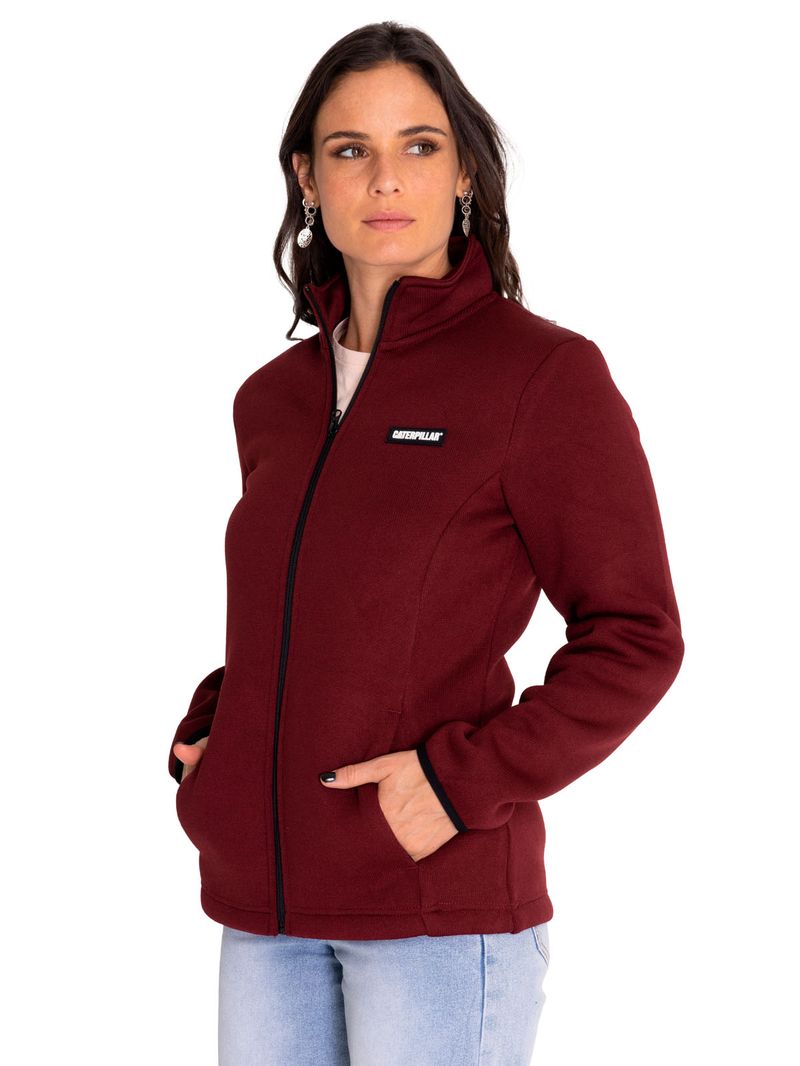 Polar-Casual-Mujer-W-Foundation-Sweater-Fleece-Rojo-Cat