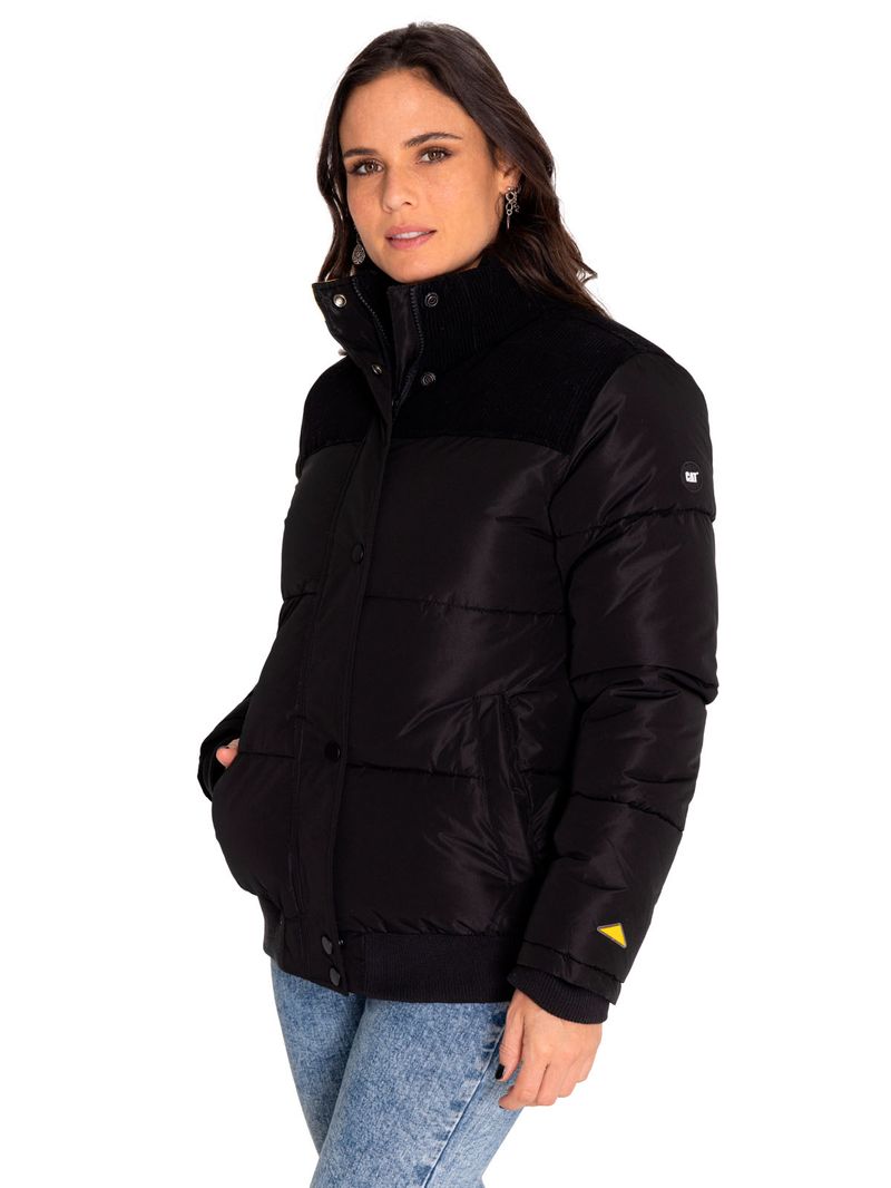 Chaqueta-Casual-Mujer-W-Heavyweight-Insulated-Puffer-Jacket-Negro-Cat
