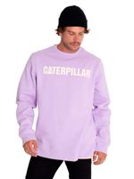 Poleron-Casual-Mujer-Caterpillar-Logo-Crewneck-Sweatshirt-Morado-Cat