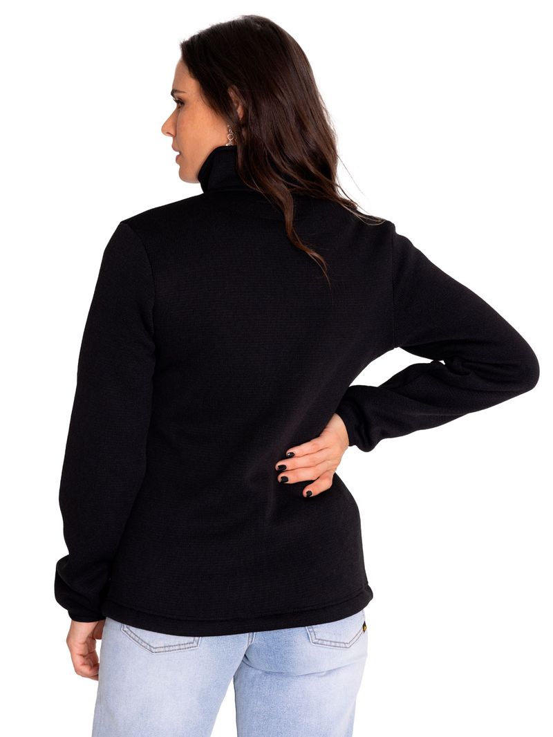 Polar-Casual-Mujer-W-Foundation-Sweater-Fleece-Negro-Cat