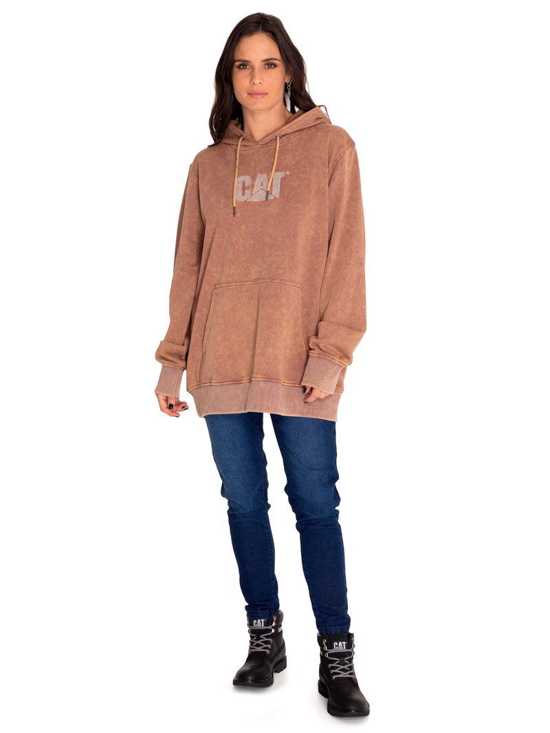Poleron-Casual-Unisex-Heritage-Uniform-Embroidered-Hoodie-Gris-Cat