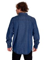 Camisa-Manga-Larga-Casual-Hombre-Denim-L-S-Shirt-Gris-Cat